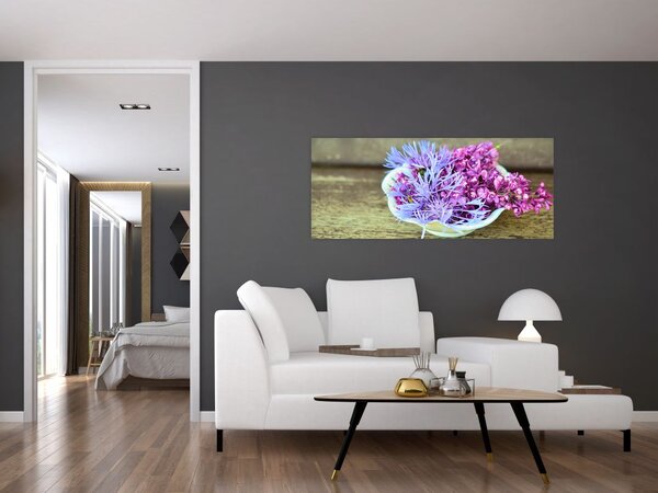 Kép a dekorációról levendulával (120x50 cm)