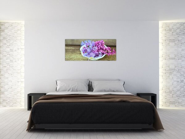 Kép a dekorációról levendulával (120x50 cm)