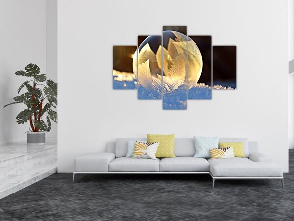 Kép - fagyott buborékok (150x105 cm)