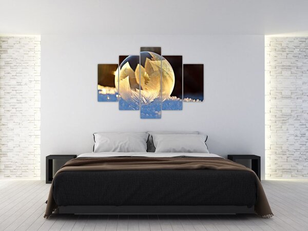 Kép - fagyott buborékok (150x105 cm)