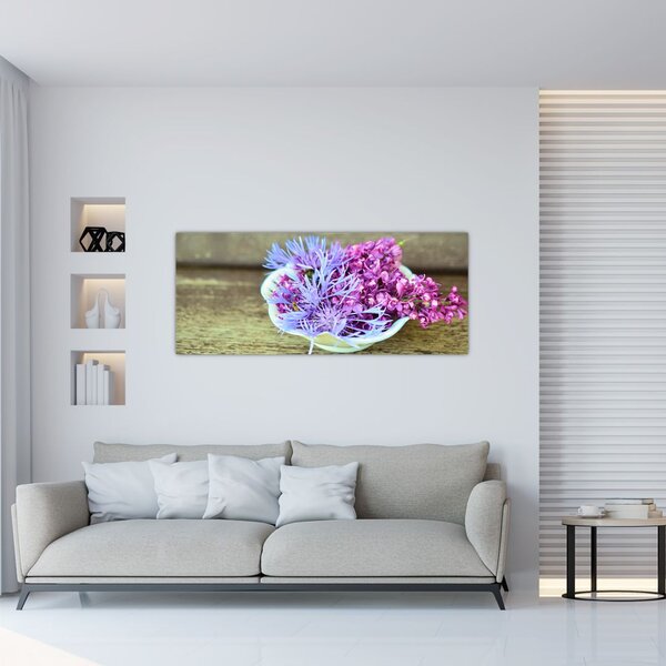 Kép a dekorációról levendulával (120x50 cm)