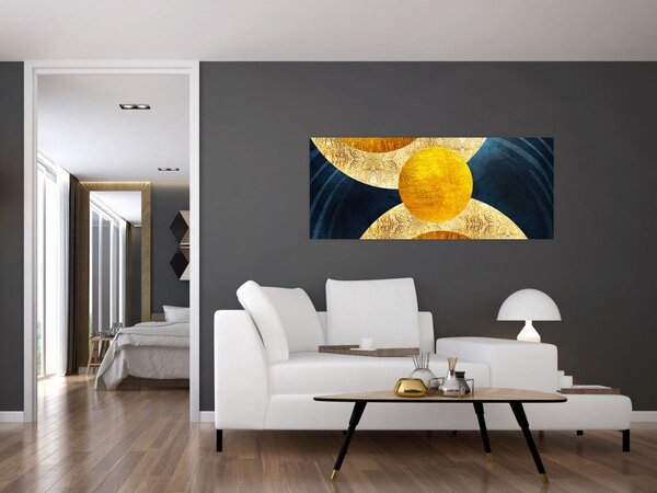 Kép - Körök (120x50 cm)