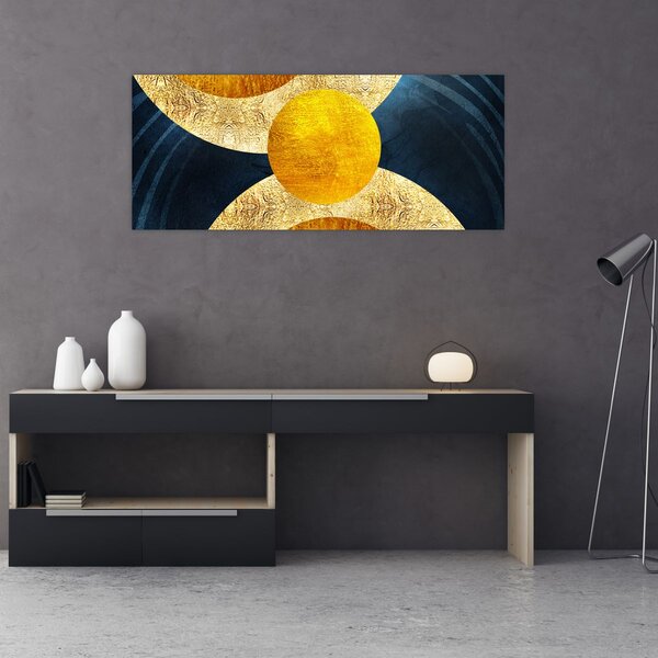 Kép - Körök (120x50 cm)