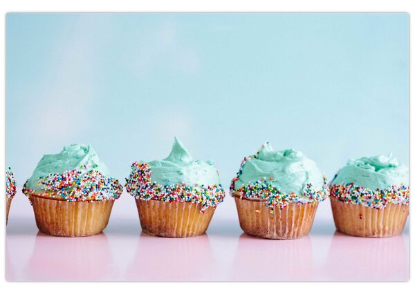 Cupcakes képe (90x60 cm)