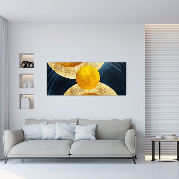 Kép - Körök (120x50 cm)