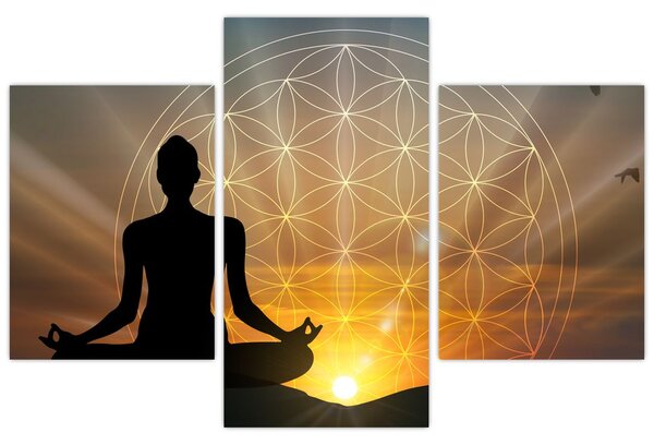 A meditáció képe (90x60 cm)