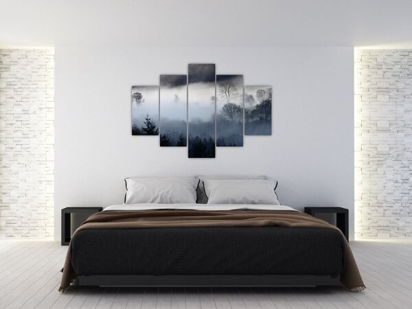 A köd képe az erdő felett (150x105 cm)
