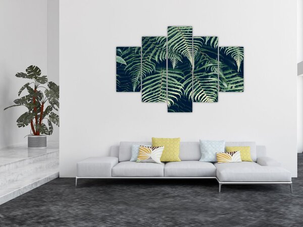 A páfrány levelek képe (150x105 cm)