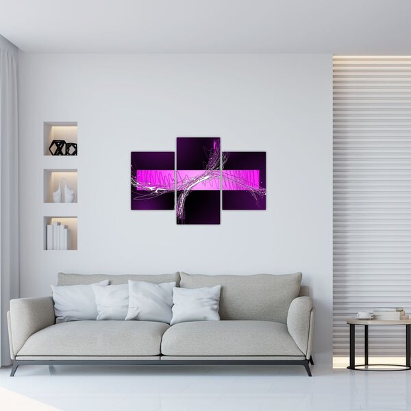 Absztrakt kép (90x60 cm)