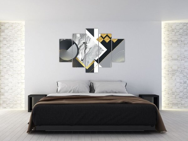 Kép - Texturális kollázs (150x105 cm)