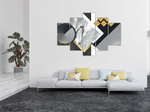 Kép - Texturális kollázs (150x105 cm)