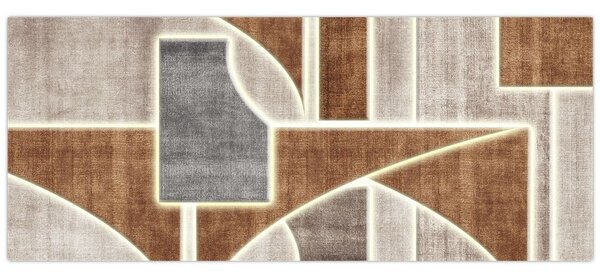 Kép - Alakzatok (120x50 cm)