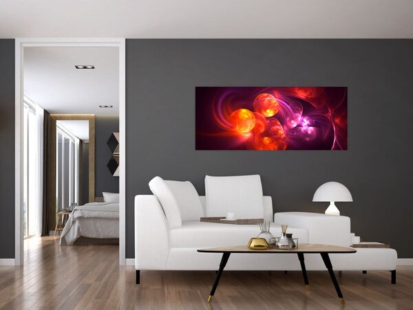 Modern absztrakció képe (120x50 cm)