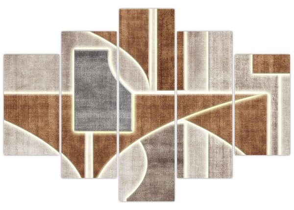 Kép - Alakzatok (150x105 cm)