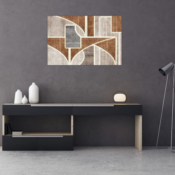Kép - Alakzatok (90x60 cm)