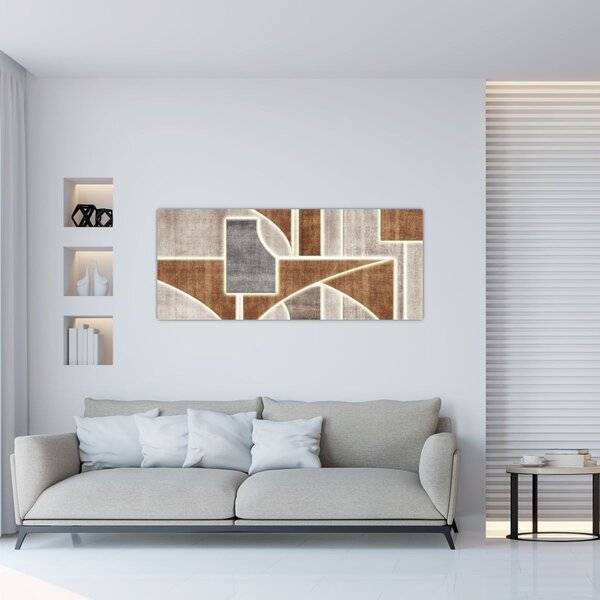 Kép - Alakzatok (120x50 cm)