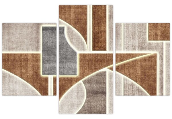 Kép - Alakzatok (90x60 cm)
