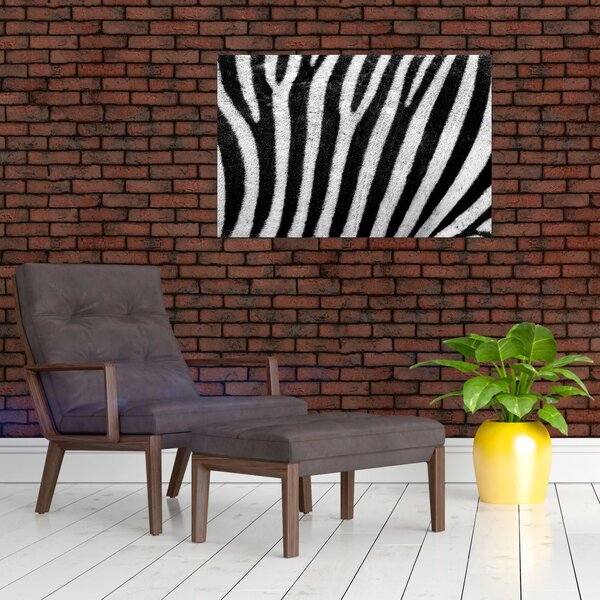 Kép egy zebra bőrről (90x60 cm)