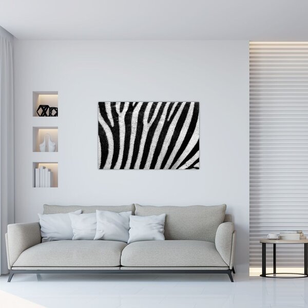 Kép egy zebra bőrről (90x60 cm)
