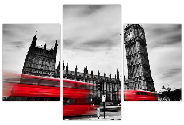 Kép - a Parlament londoni házai (90x60 cm)