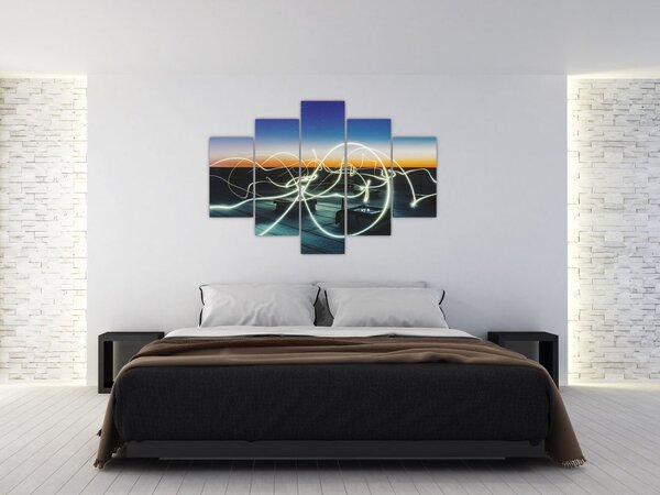 Kép - kilátás az égre a tetőről (150x105 cm)