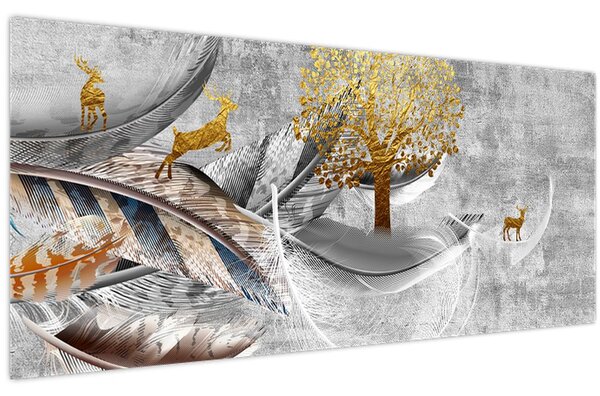 Kép - Kollázs (120x50 cm)