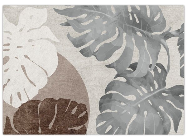 Kép - Design levelekkel (70x50 cm)