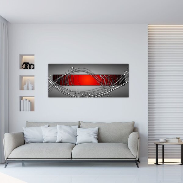 Absztrakt kép (120x50 cm)