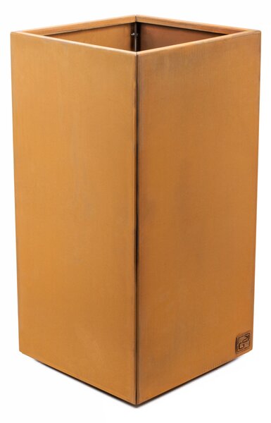 G21 Corten Square virágláda, 40 x 80 x 40 cm