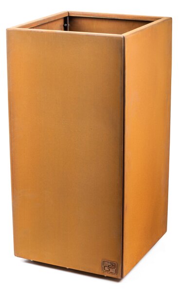 G21 Corten Square virágláda, 40 x 80 x 40 cm