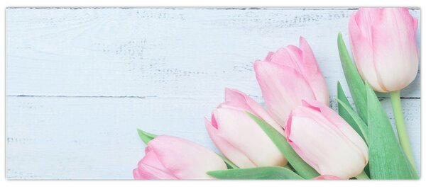 Kép - tulipán csokor (120x50 cm)