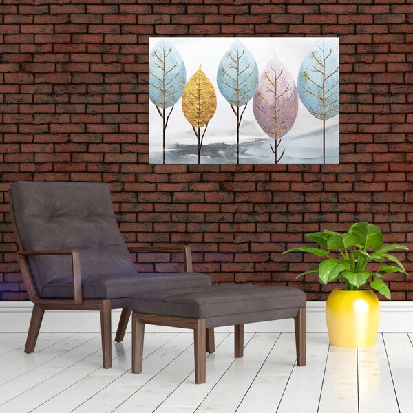 Kép - Dizájnos fák (90x60 cm)