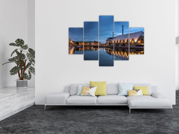 Vízcsatorna képe - Göteborg (150x105 cm)