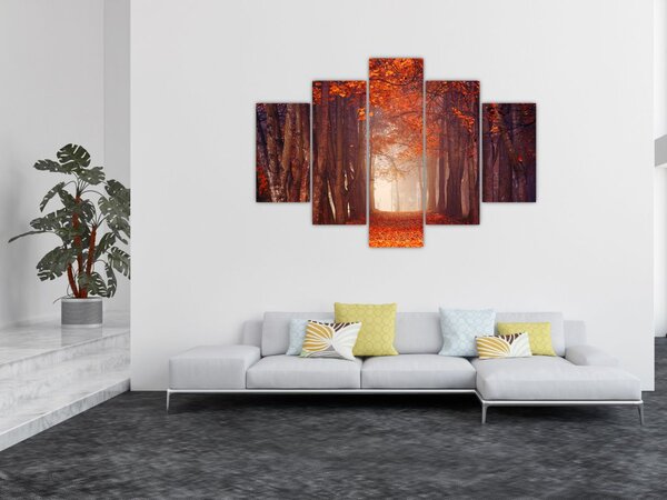 Kép - őszi erdő (150x105 cm)