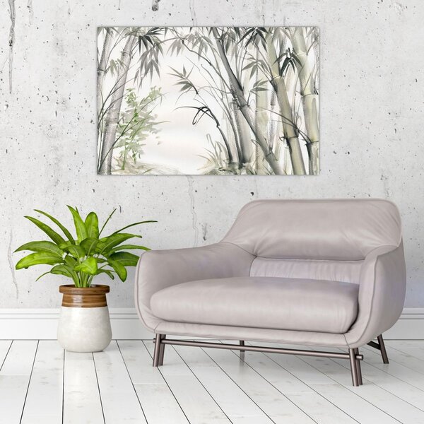 Kép Bambusz, rajz (90x60 cm)
