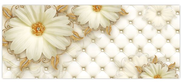 Kép - Arany kollázs (120x50 cm)