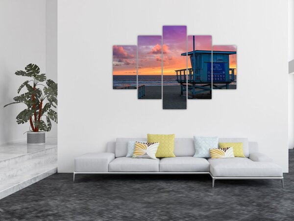 Kép a Santa Monicai strandtól (150x105 cm)