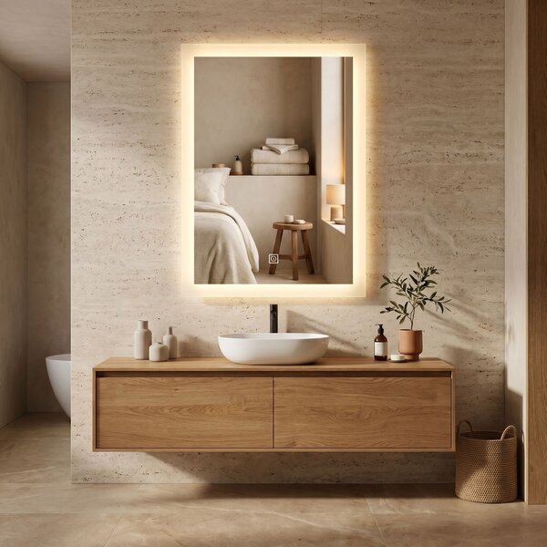 LED Tükör 60x80cm SAB-3426