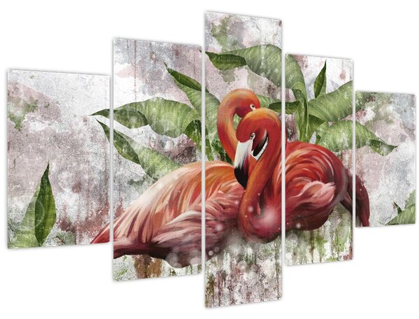 Kép - Flamingók (150x105 cm)