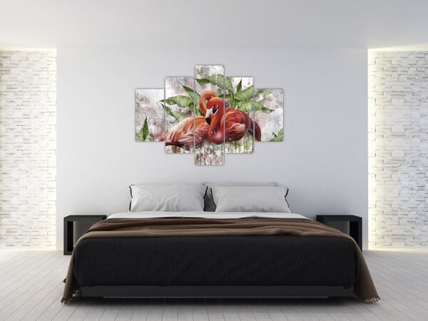 Kép - Flamingók (150x105 cm)