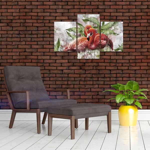 Kép - Flamingók (90x60 cm)
