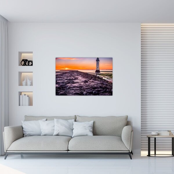 Világítótorony képe (90x60 cm)
