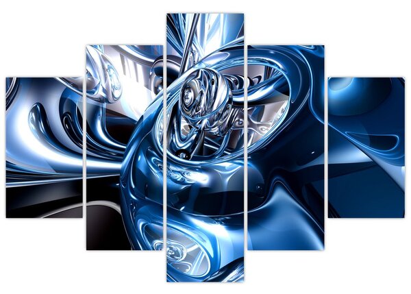 Absztrakció kép - körök (150x105 cm)