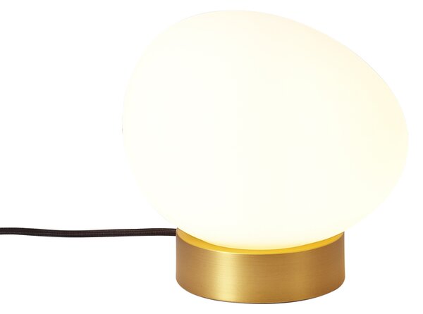 Design asztali lámpa sárgaréz opálüveggel - Sally