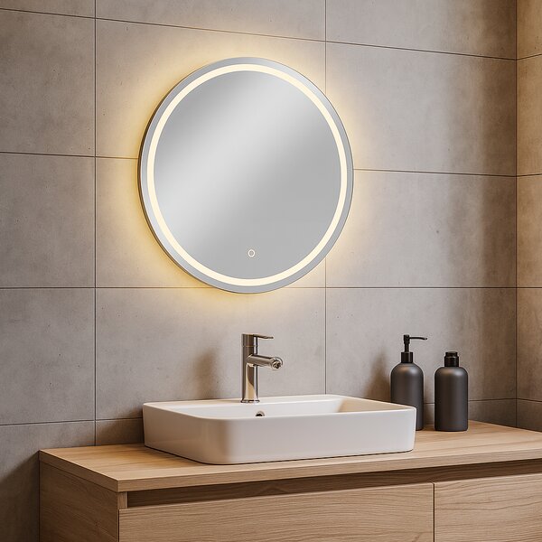 AVENBERG WAVE LED tükör - Ø70 cm