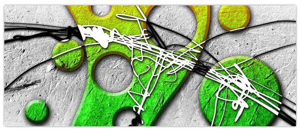 Absztrakt kép (120x50 cm)