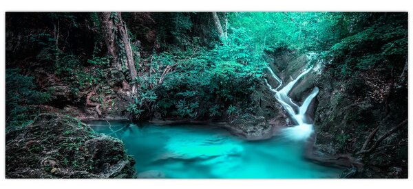 Kép - Türkiz tó (120x50 cm)