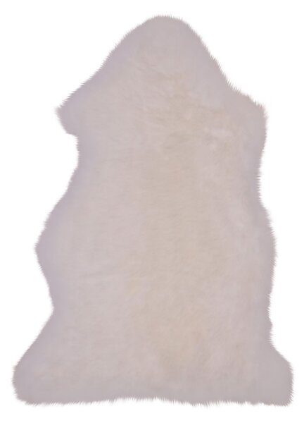 Lambskin báránybőr szőnyeg, Krém színben, 50x85 cm