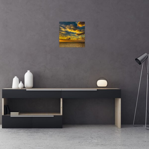 Naplemente a tengeren (30x30 cm)