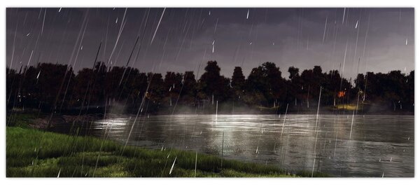 Kép - Esős este (120x50 cm)